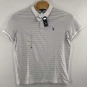 NWT U.S. POLO ASSN SINCE 1890 polo style‎ Shirts White Sz L MSRP $48